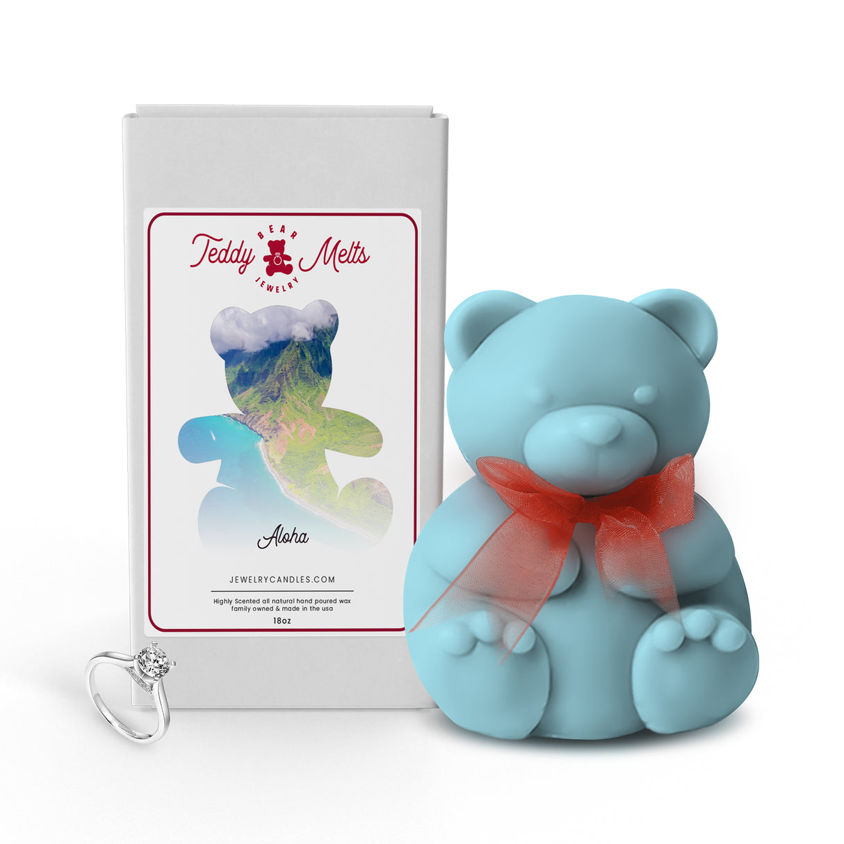 Aloha! GIANT Teddy Bear Jewelry Wax Melts