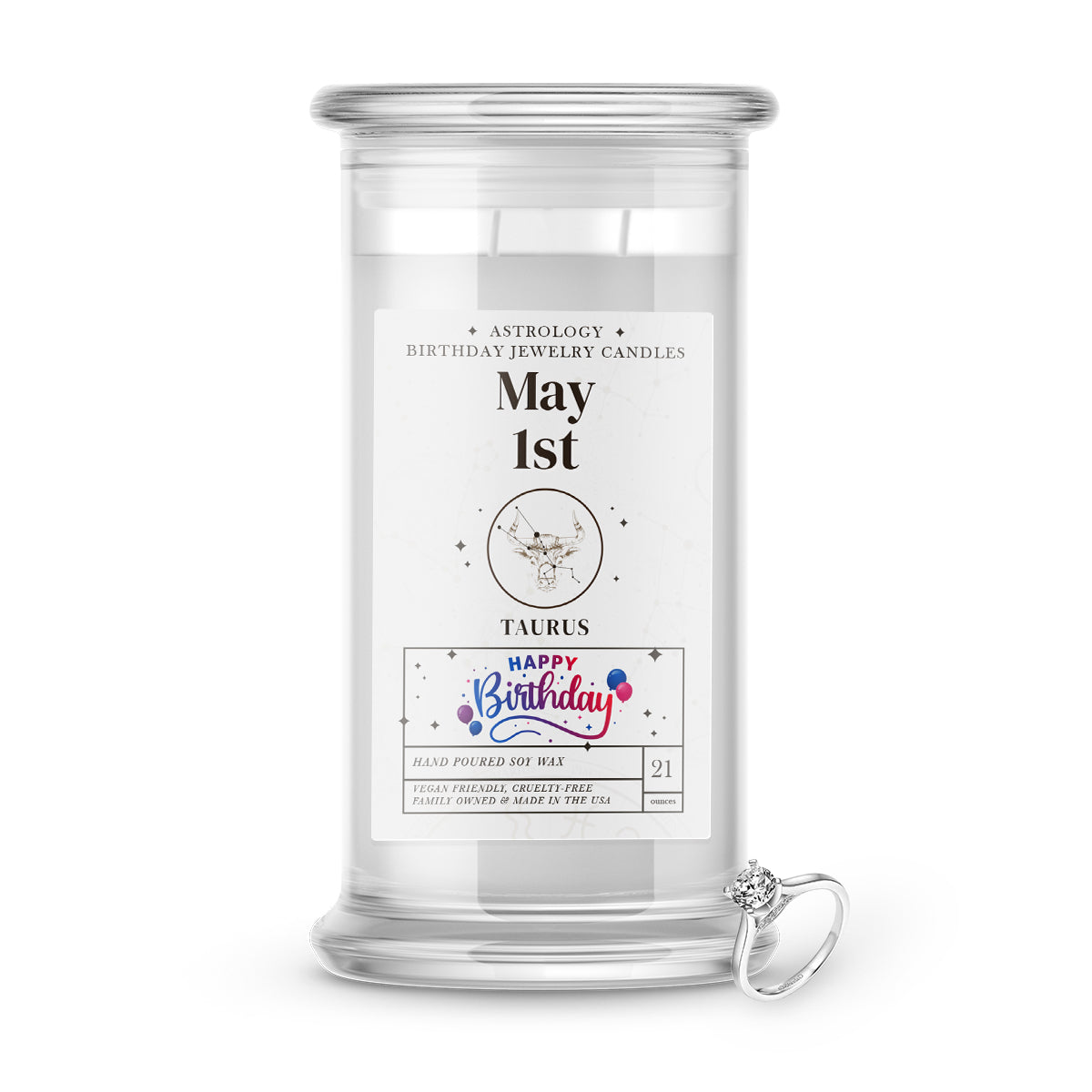 TAURUS | ASTROLOGY BIRTHDAY JEWELRY CANDLES