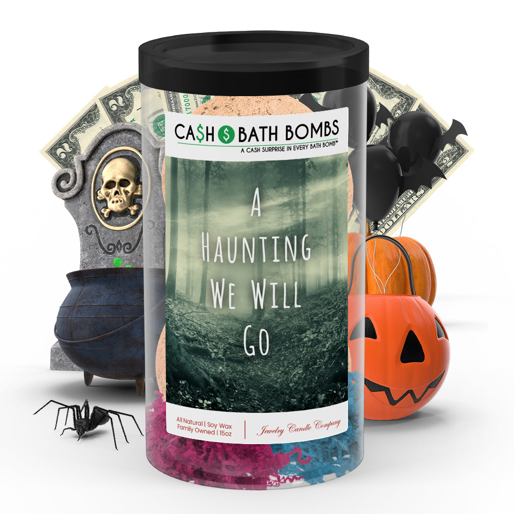 A hunting we will go Cash Bath Bombs