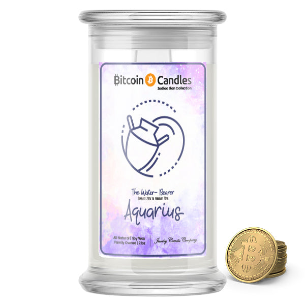 Aquarius Zodiac Bitcoin Candles