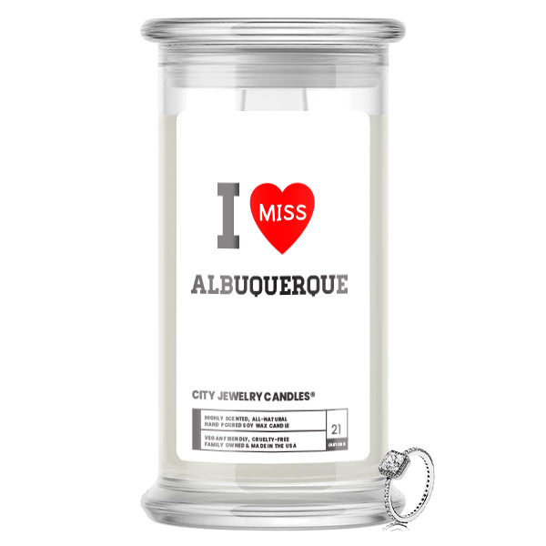 I miss Albuquerque City Jewelry Candles