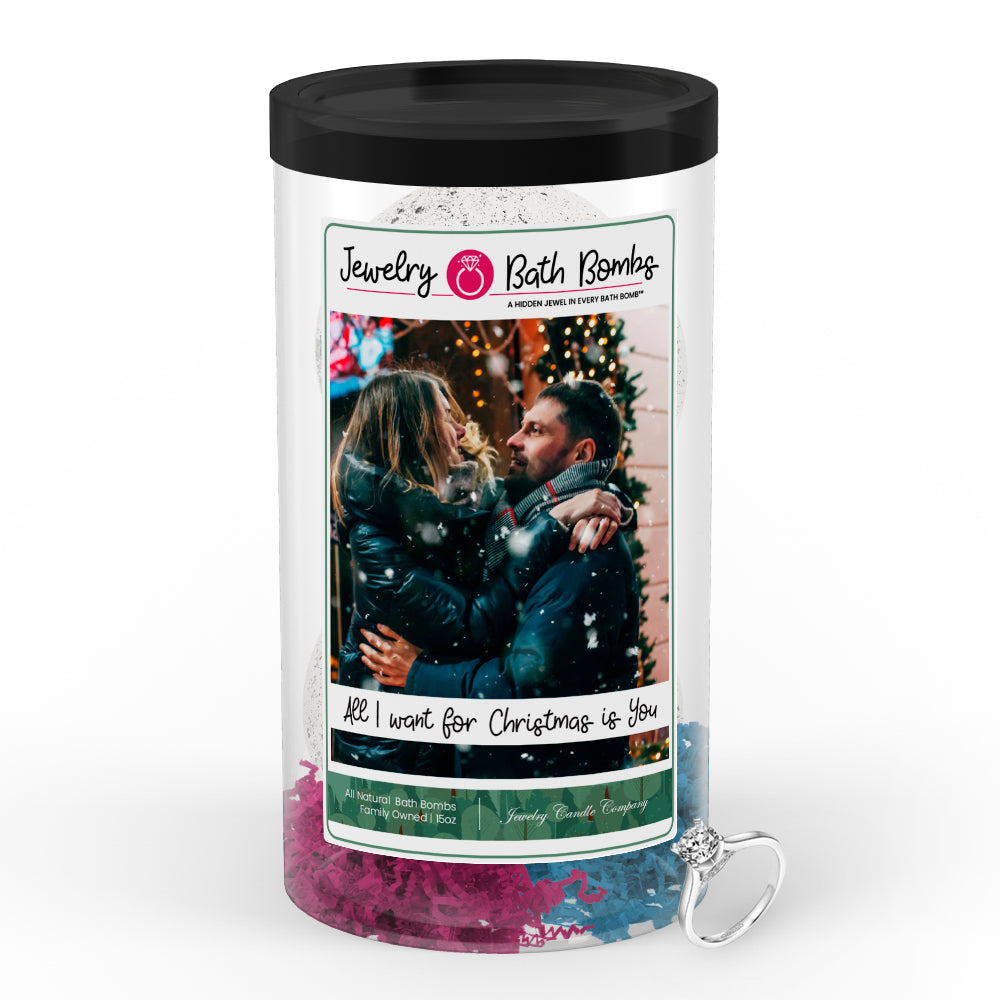 All I Want For Christmas Is You Jewelry Bath Bomb