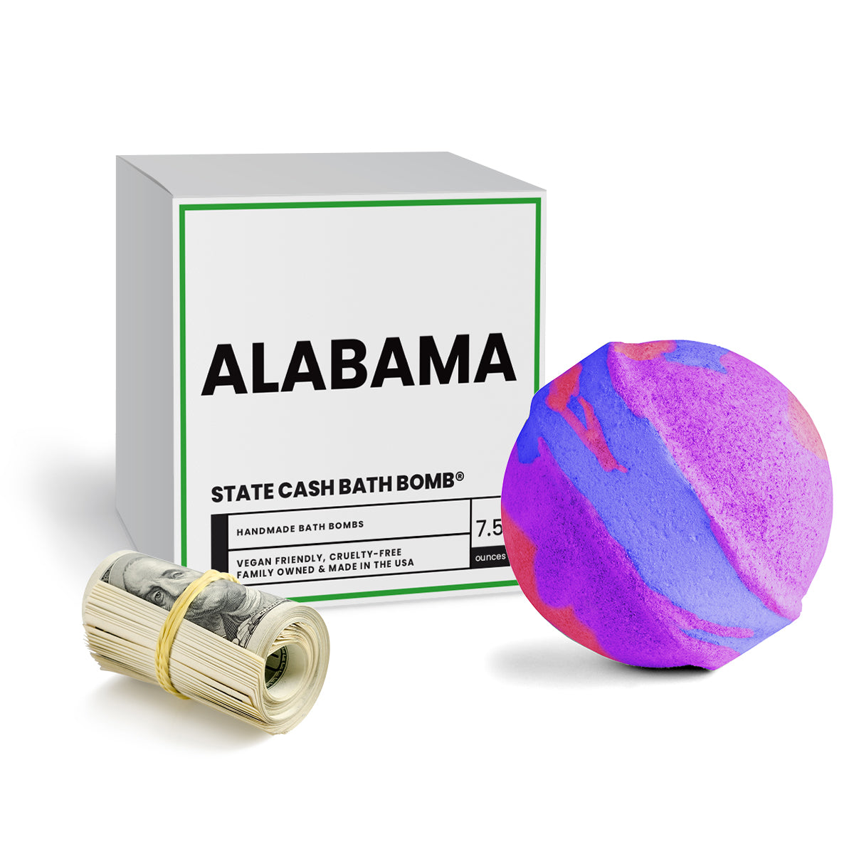 Alabama State Cash Bath Bomb