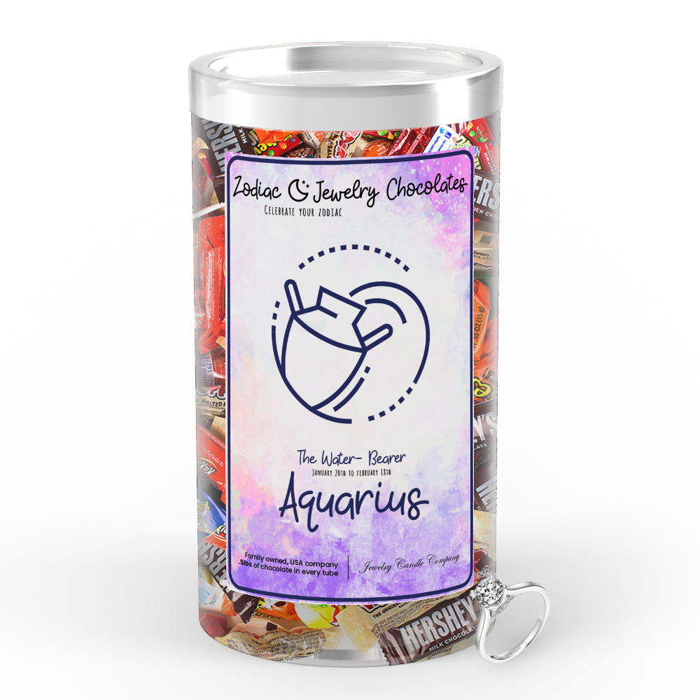 Aquarius Zodiac Jewelry Chocolates
