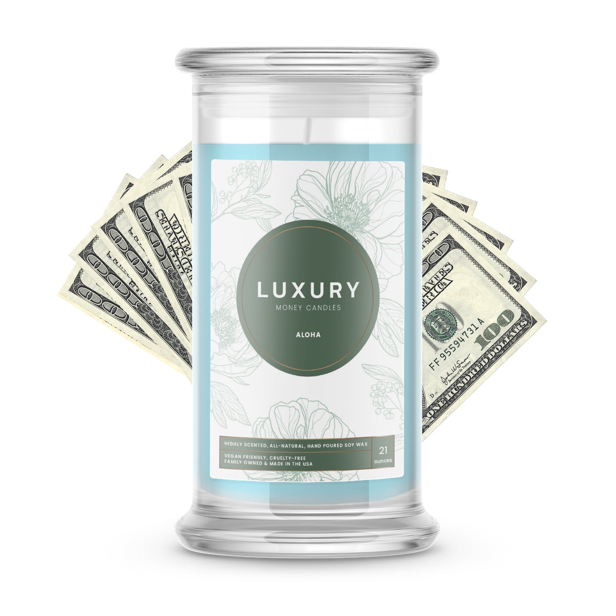Aloha Money Luxury Candles