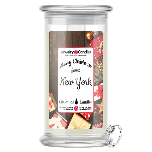 Merry Christmas From NEW YORK Jewelry Candles