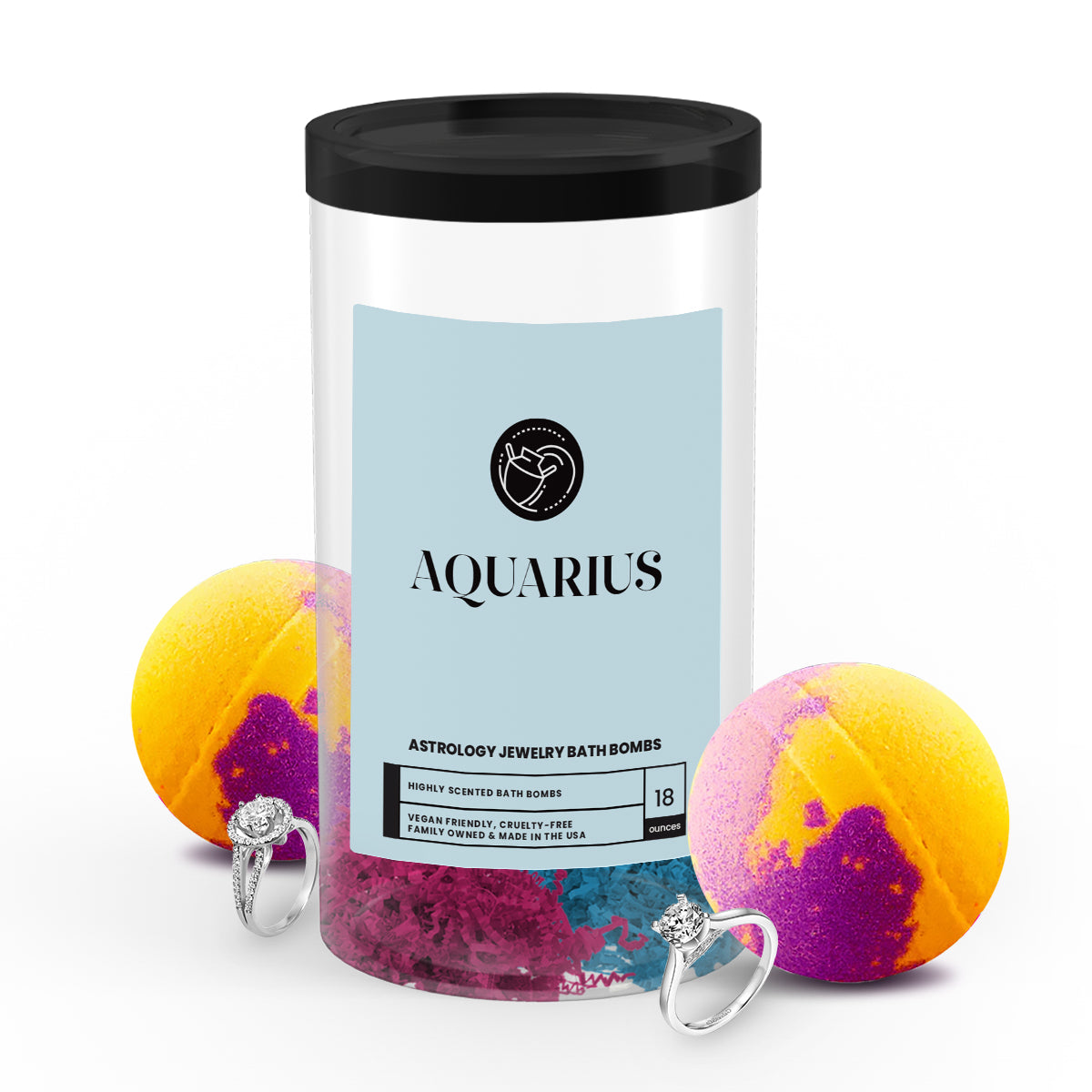 Aquarius Astrology Jewelry Bath Bombs