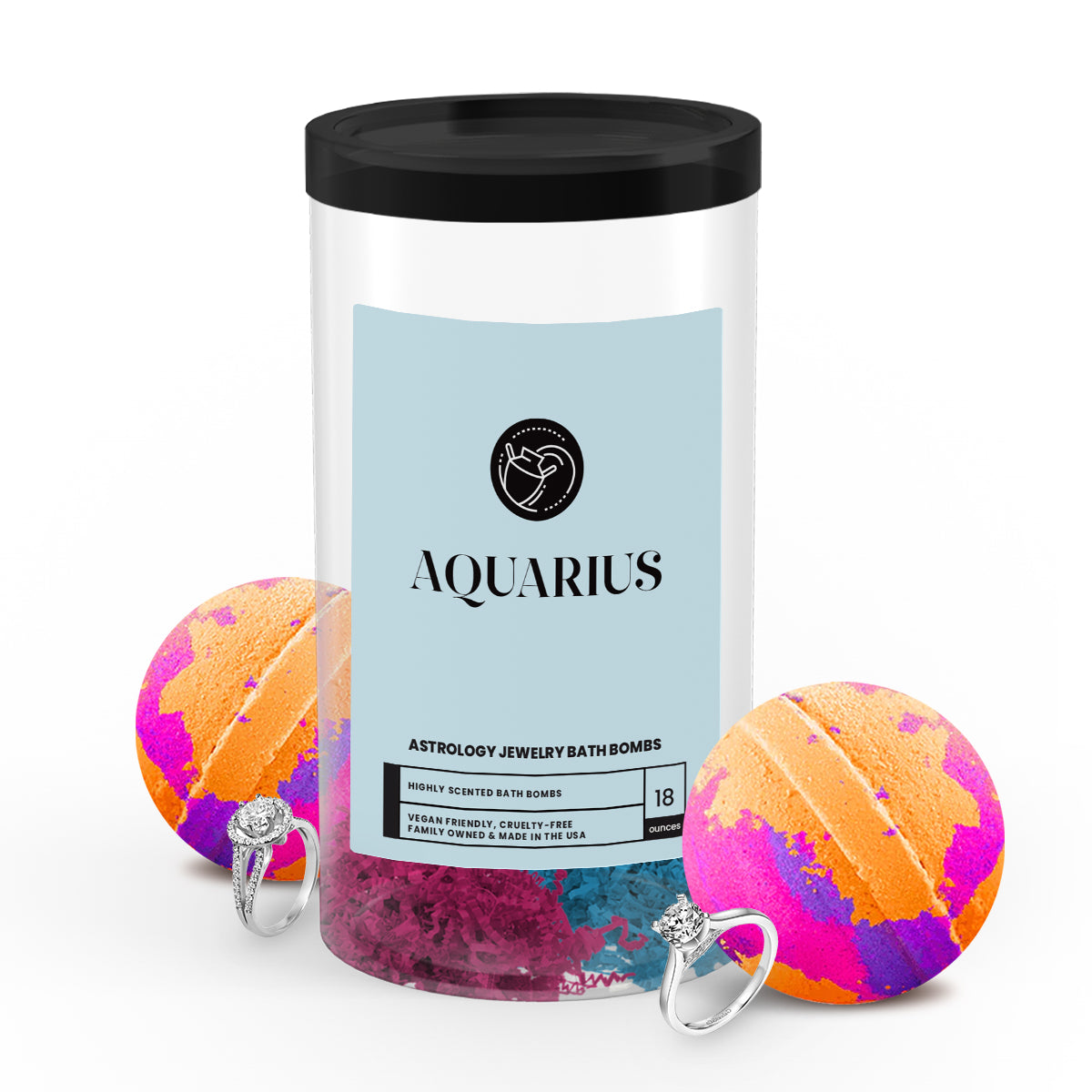 Aquarius Astrology Jewelry Bath Bombs
