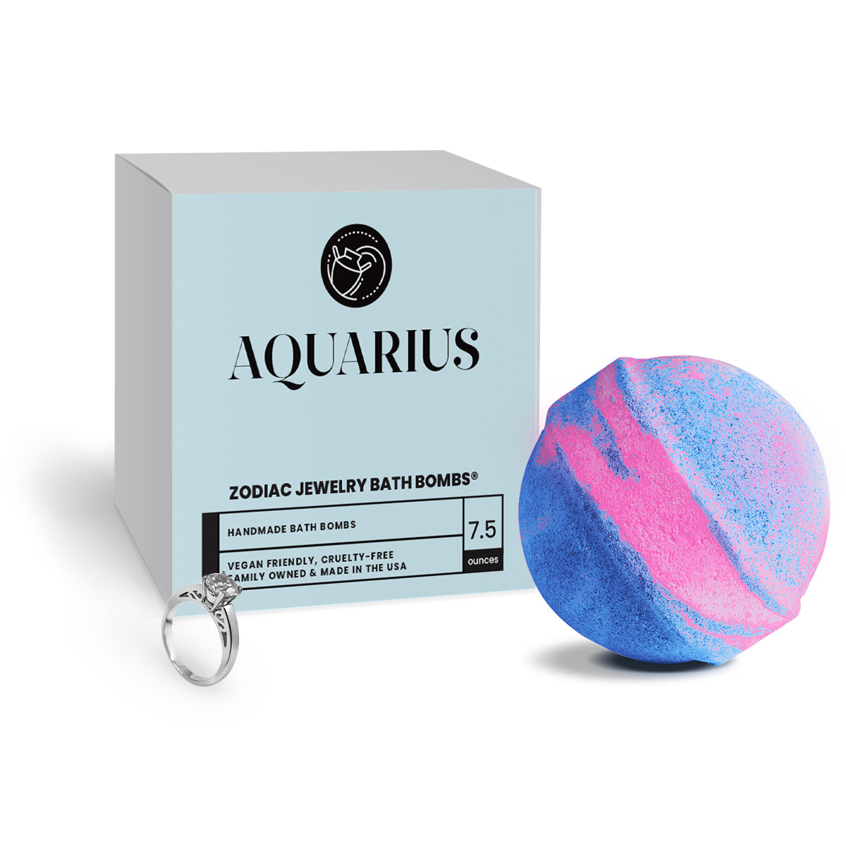 ARIES Zodiac Jewelry Bath Bomb