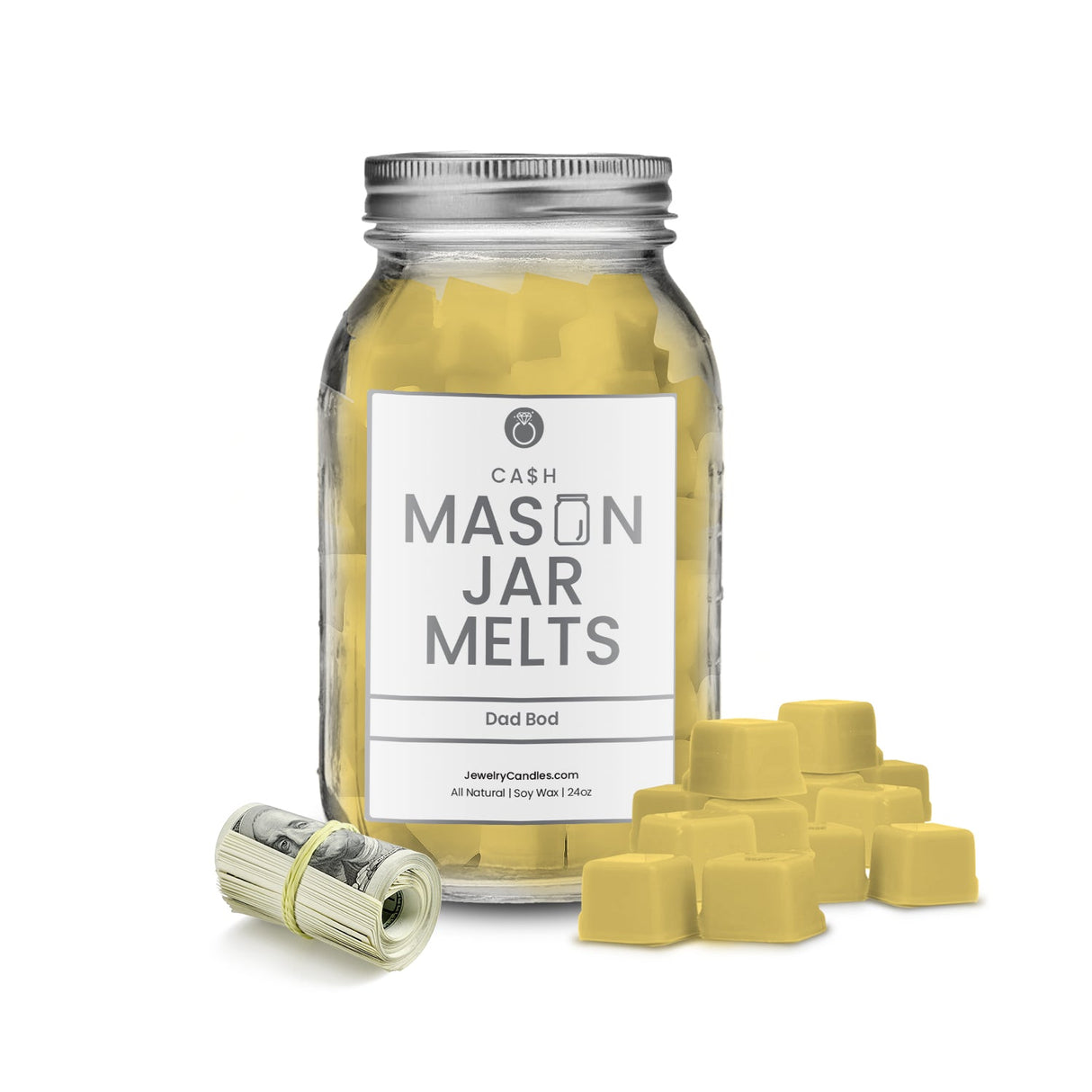 Dad bad | Mason Jar Cash Wax Melts