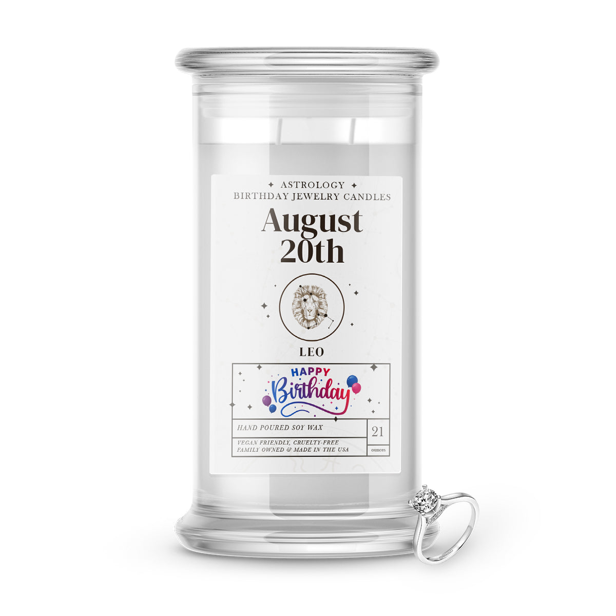 LEO | ASTROLOGY BIRTHDAY JEWELRY CANDLES