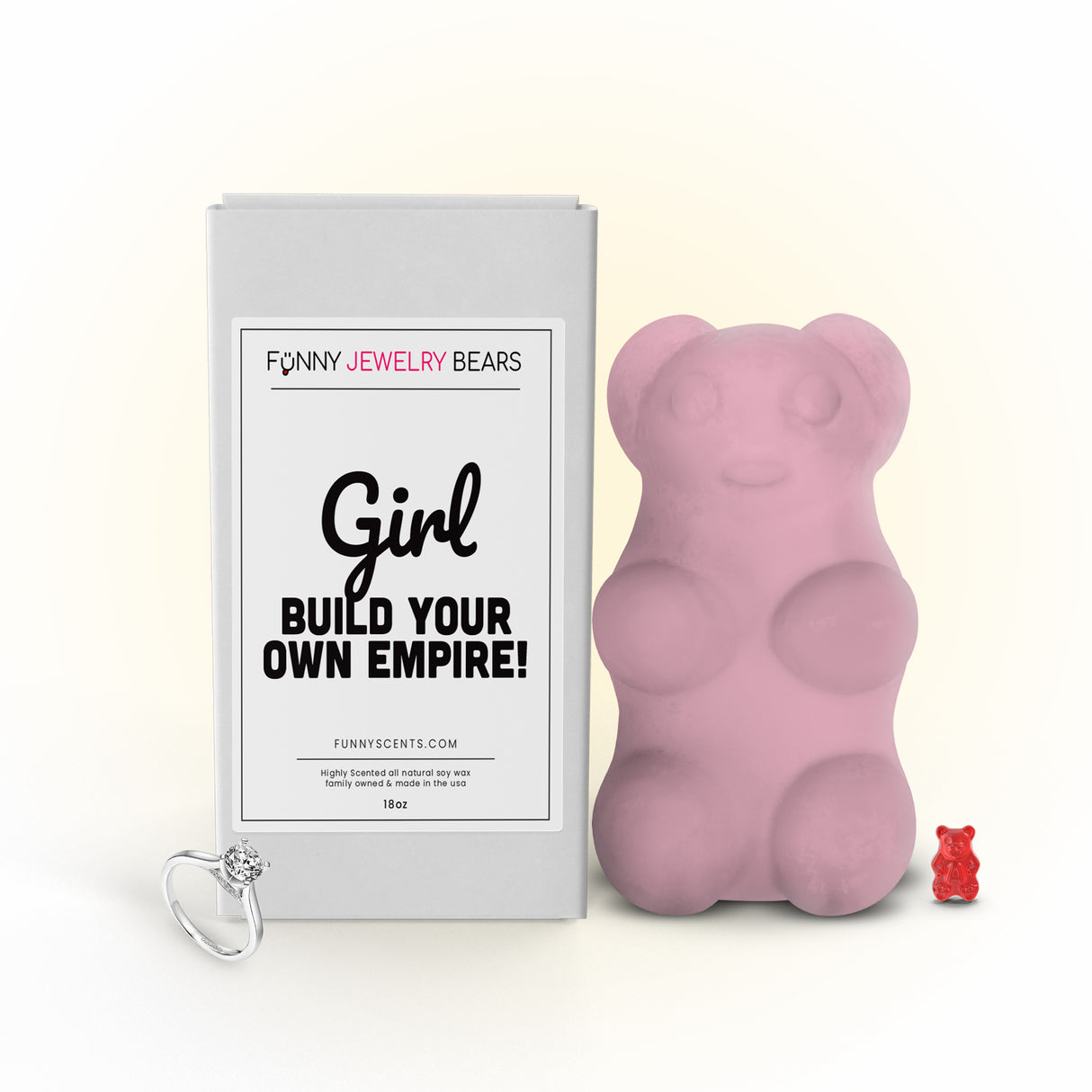 Girl Build Your Own Empire! Funny Jewelry Bear Wax Melts