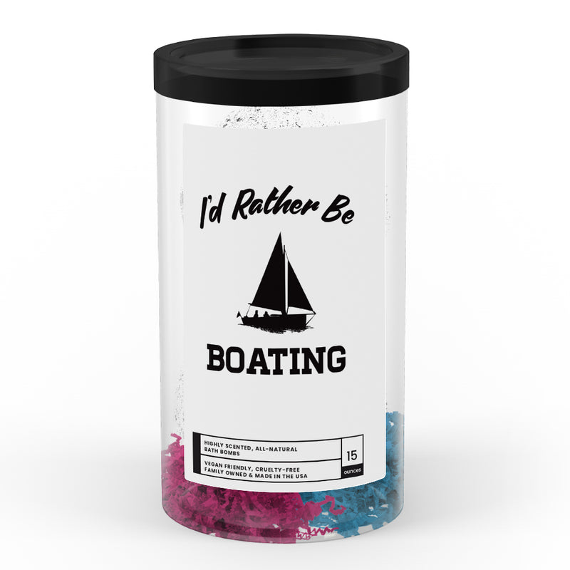 I'd rather be Boating Bath Bombs
