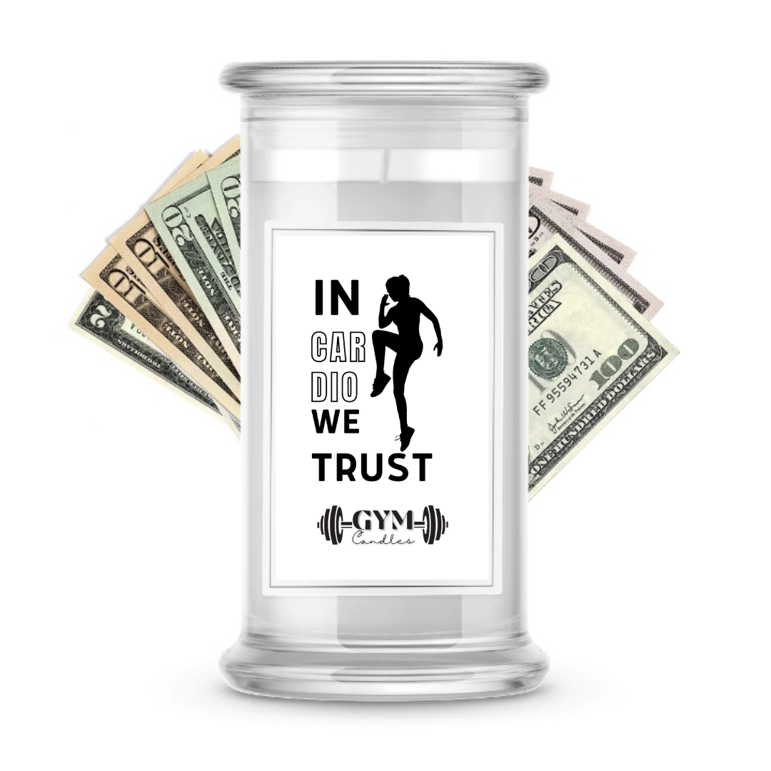 In Cardio We Trust | Cash Gym Candles