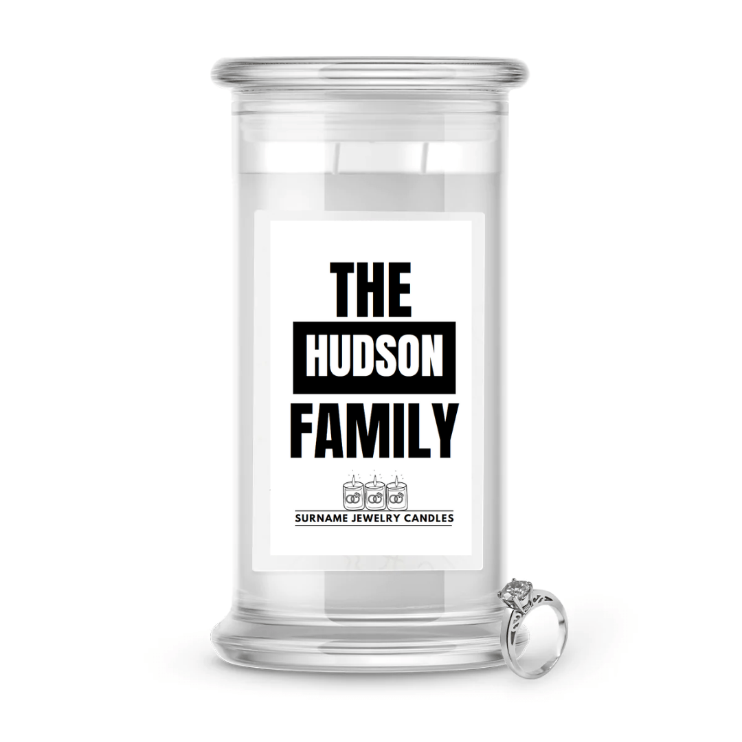 The Hudson Family | Surname Jewelry Candles