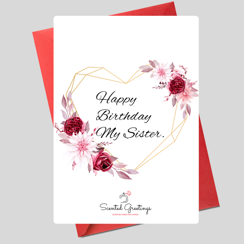 Happy Birthday My Sister | Scented Greeting Cards