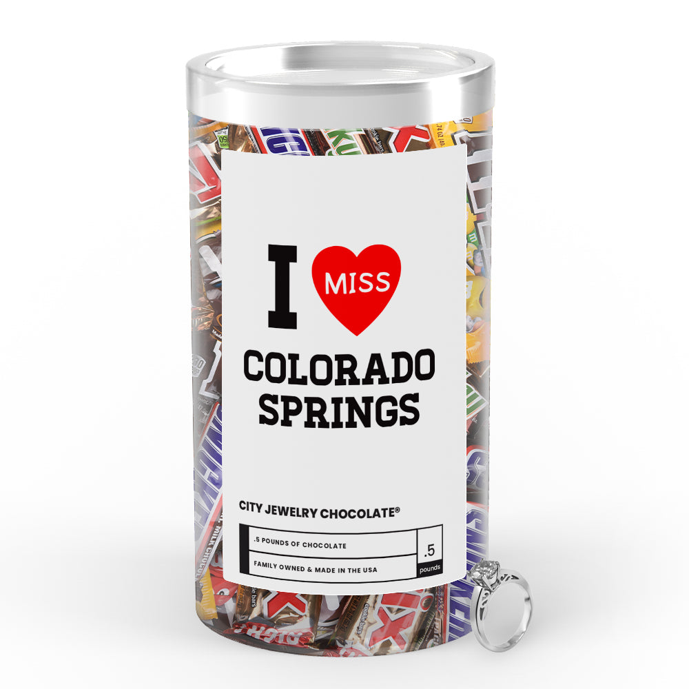 I miss Colorado Springs City Jewelry Chocolate