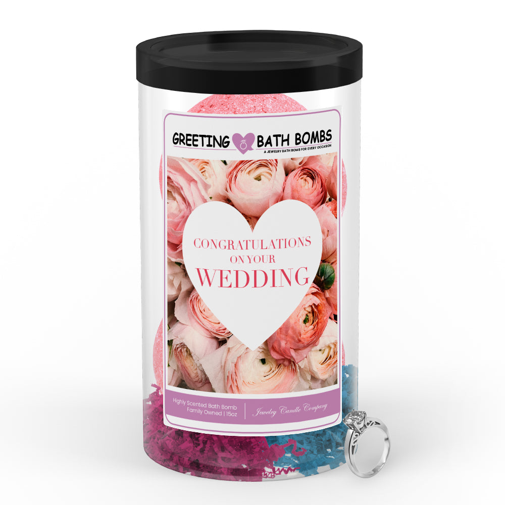 Congratulations on Your Wedding Greetings Bath Bombs