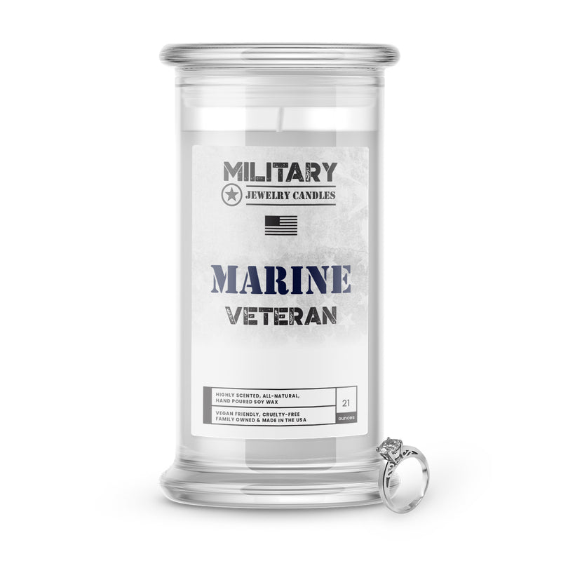 MARINE Veteran | Military Jewelry Candles