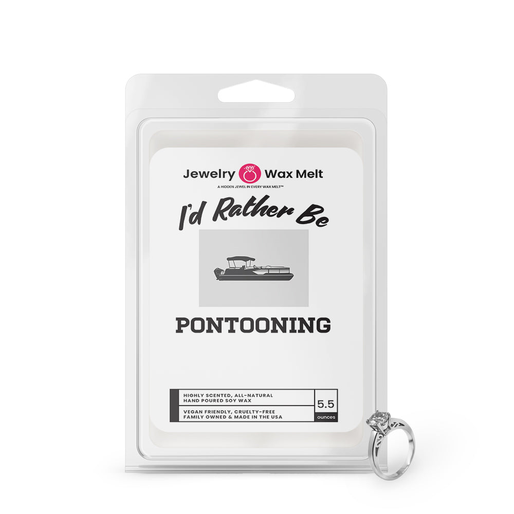 I'd rather be Pontooning Jewelry Wax Melts