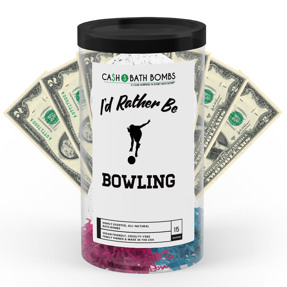 I'd rather be Bowling Cash Bath Bombs