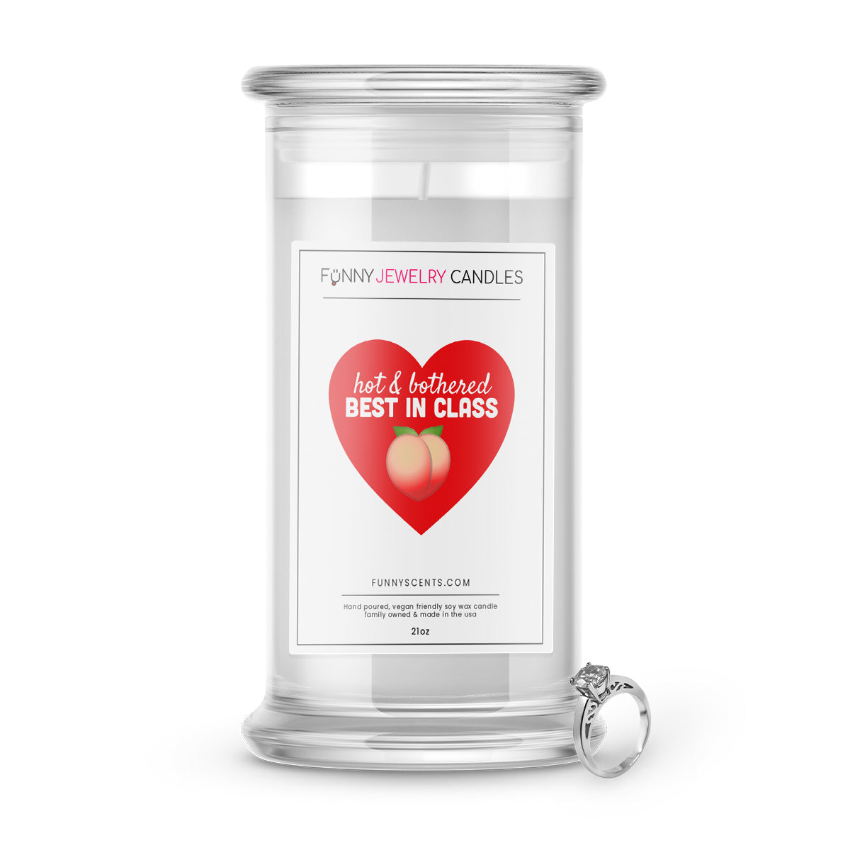 hot and bothered Best in Class Ass Jewelry Funny Candles