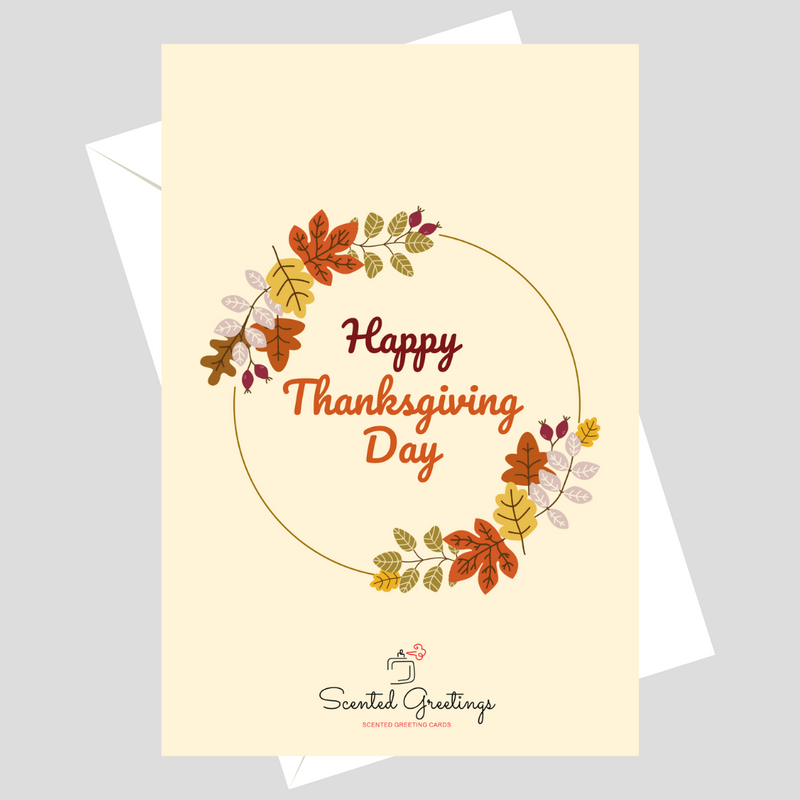 Happy Thanksgiving Day| Scented Greeting Cards