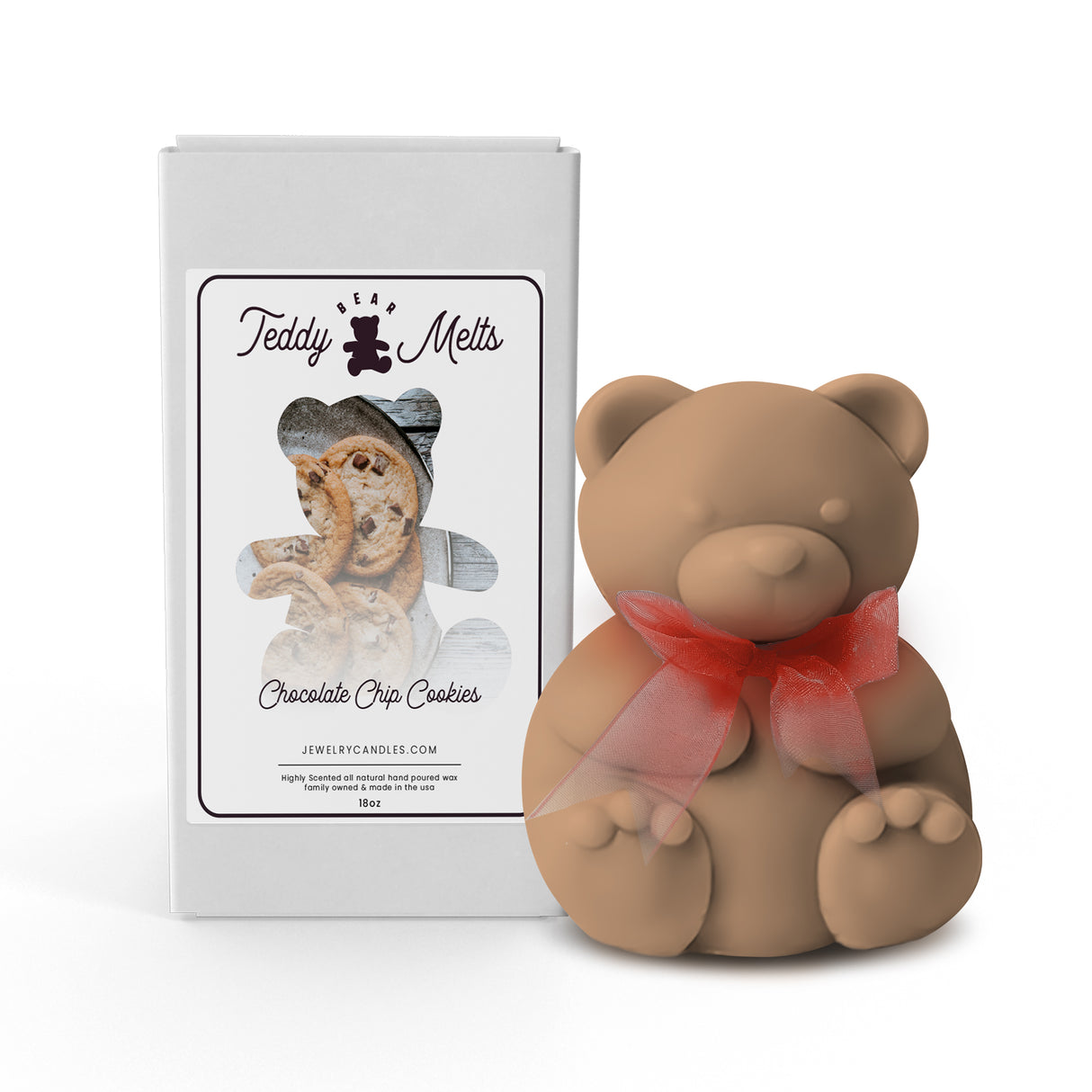 Chocolate Chip Cookies GIANT Teddy Bear Wax Melts