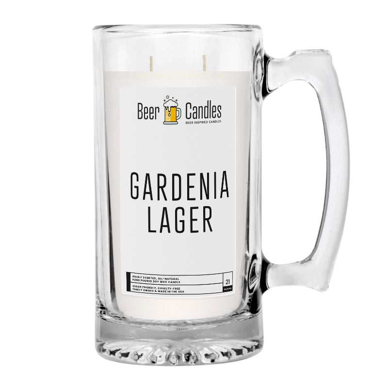 Gardenia Lager Beer Candle