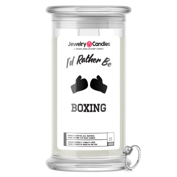 I'd rather be Boxing Jewelry Candles
