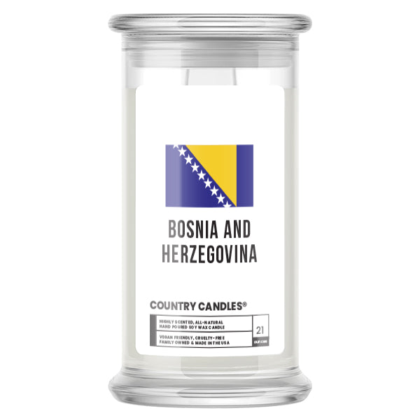 Bosnia and Herzegovina Country Candles