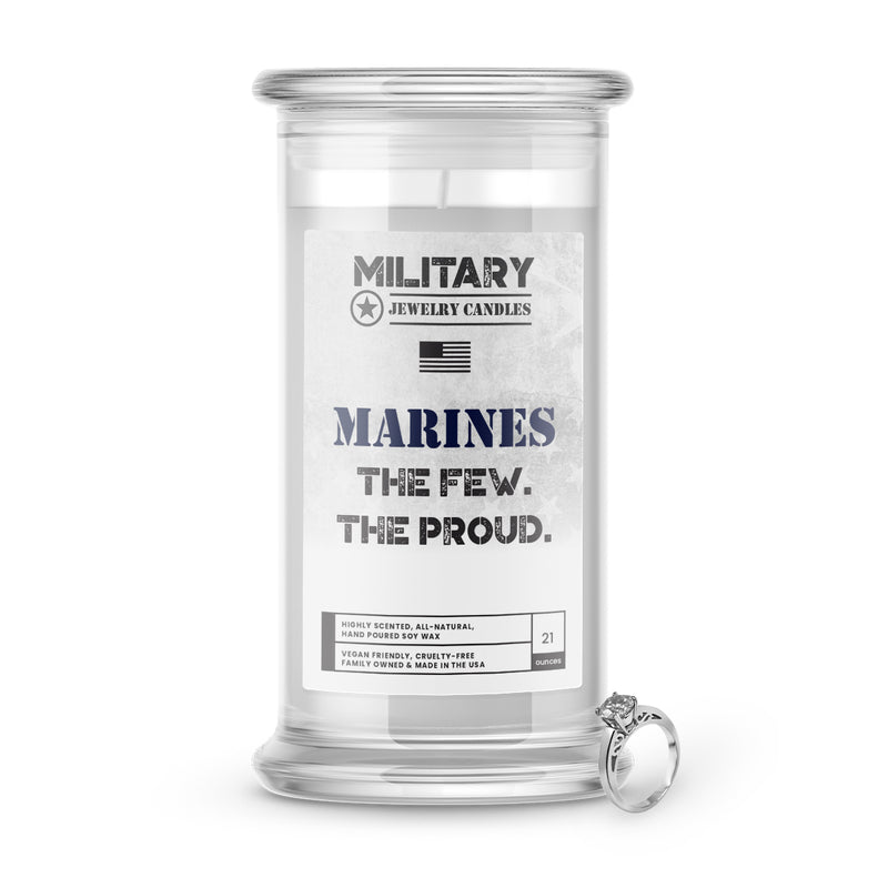 MARINEs The Few. The Proud. | Military Jewelry Candles