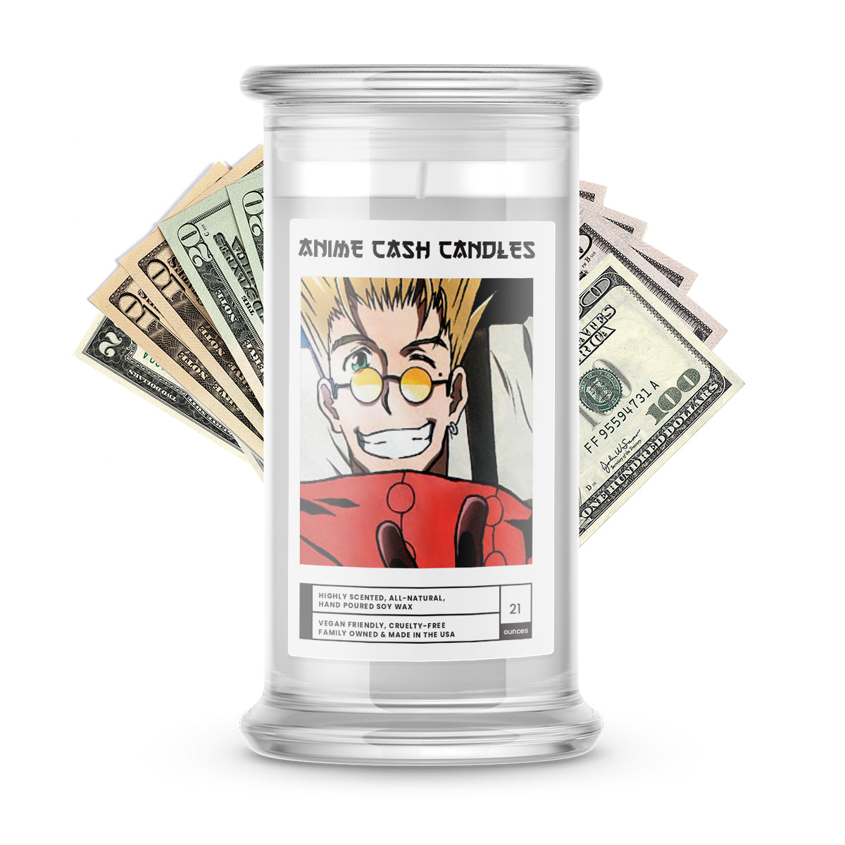 Vash the Stampede | Anime Cash Candle