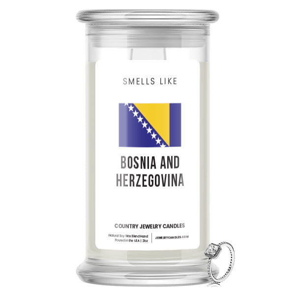 Smells Like Bosnia and Herzegovina Country Jewelry Candles