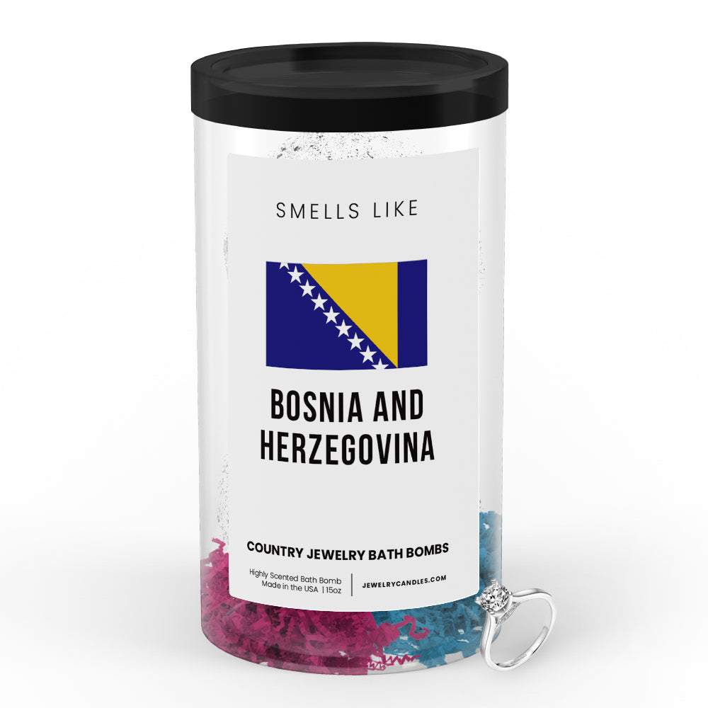 Smells Like Bosnia and Herzegovina Country Jewelry Bath Bombs