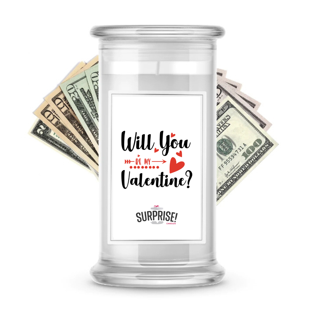 Will You be my Valentine? | Valentine's Day Surprise Cash Candles