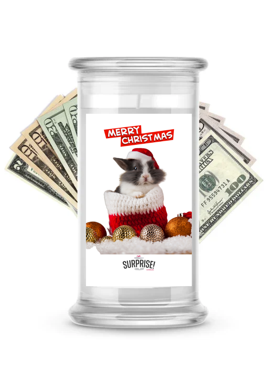 Merry Christmas Rat | Christmas Surprise Cash Candles
