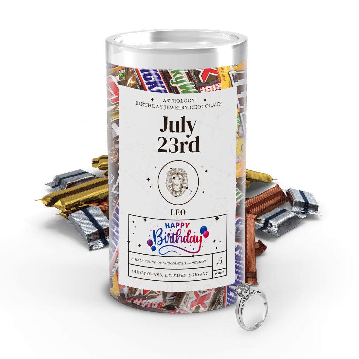 LEO | ASTROLOGY BIRTHDAY JEWELRY CHOCOLATE
