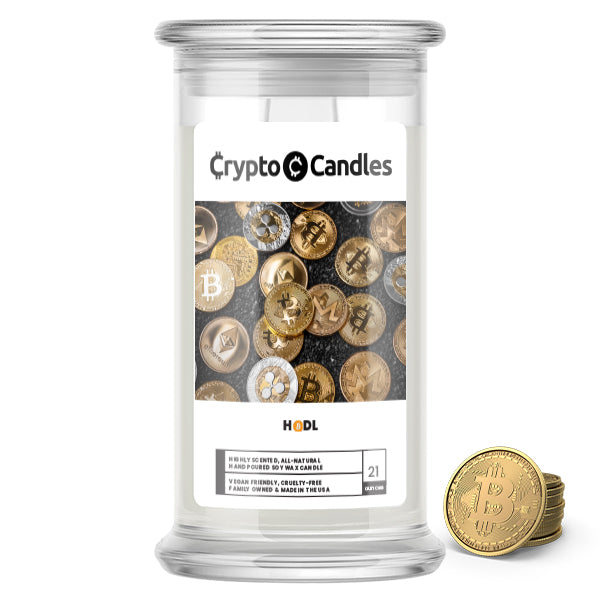 HODL Crypto Candle