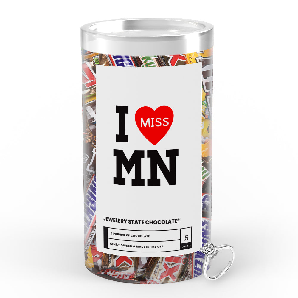I miss MN Jewelry State Chocolate