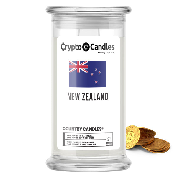 New Zealand Country Crypto Candles
