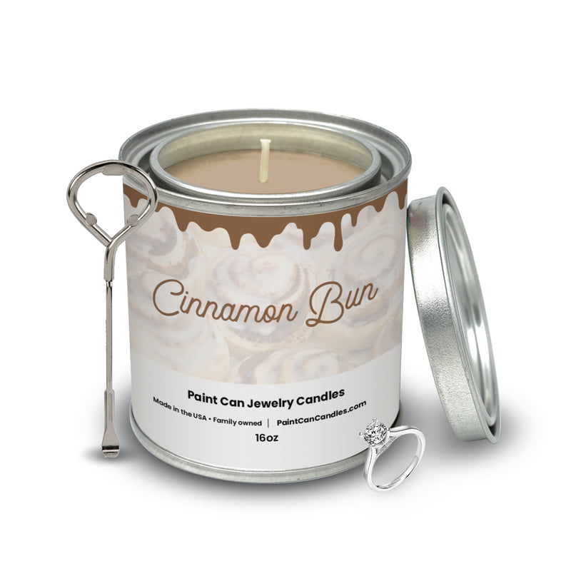 Cinnamon Bun - Paint Can Jewelry Candles
