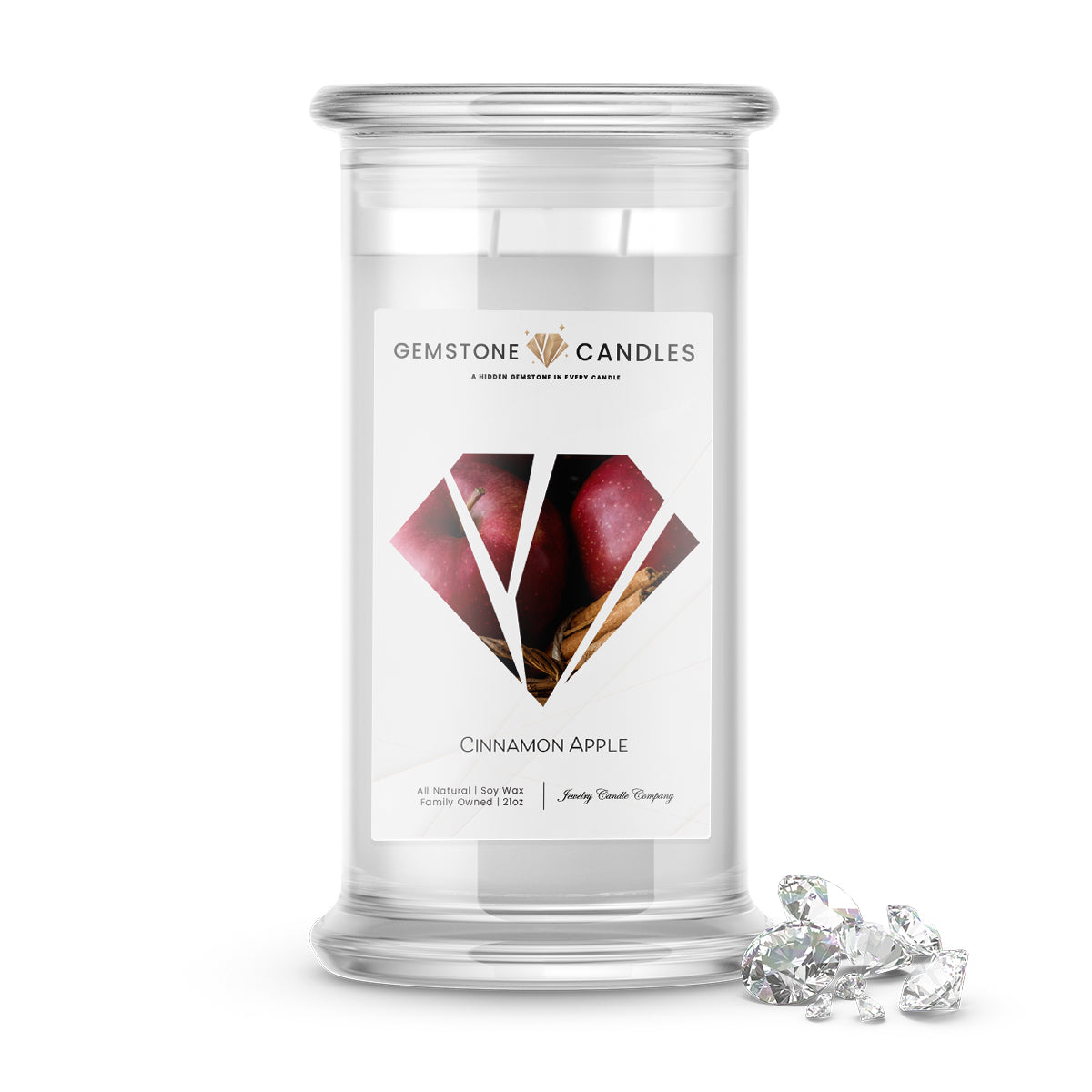 Cinnamon Apple | Gemstone Candles