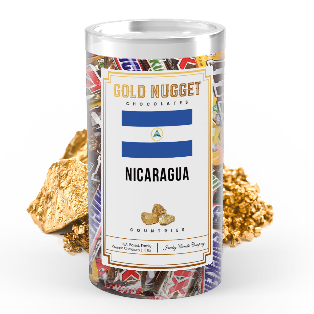 Nicaragua Countries Gold Nugget Chocolates
