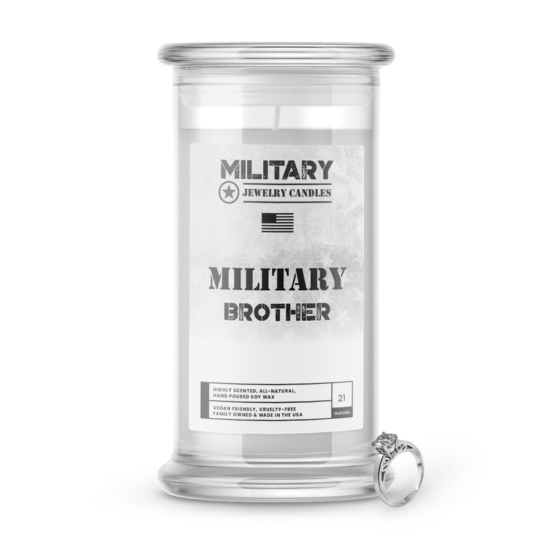 Military Brother | Military Jewelry Candles