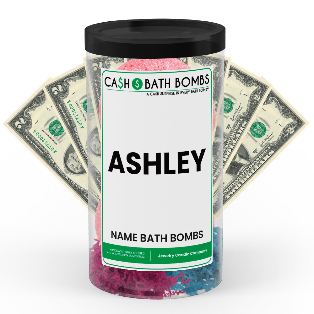 ASHLEY Name Cash Bath Bomb Tube