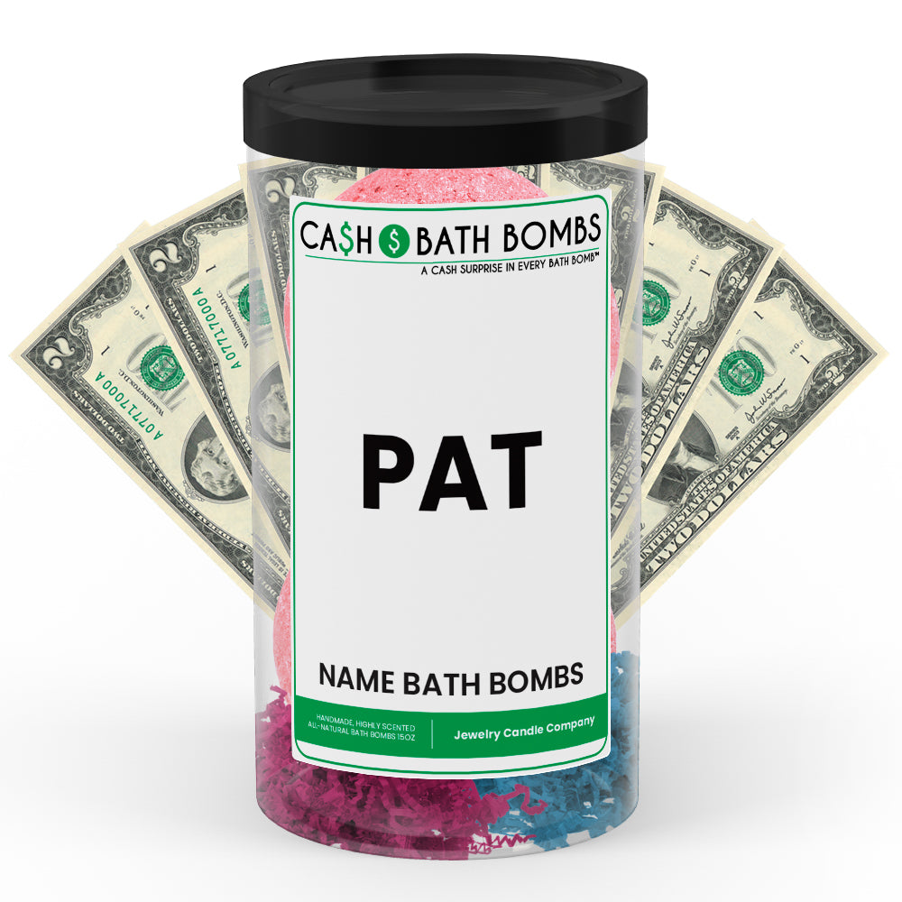 PAT Name Cash Bath Bomb Tube