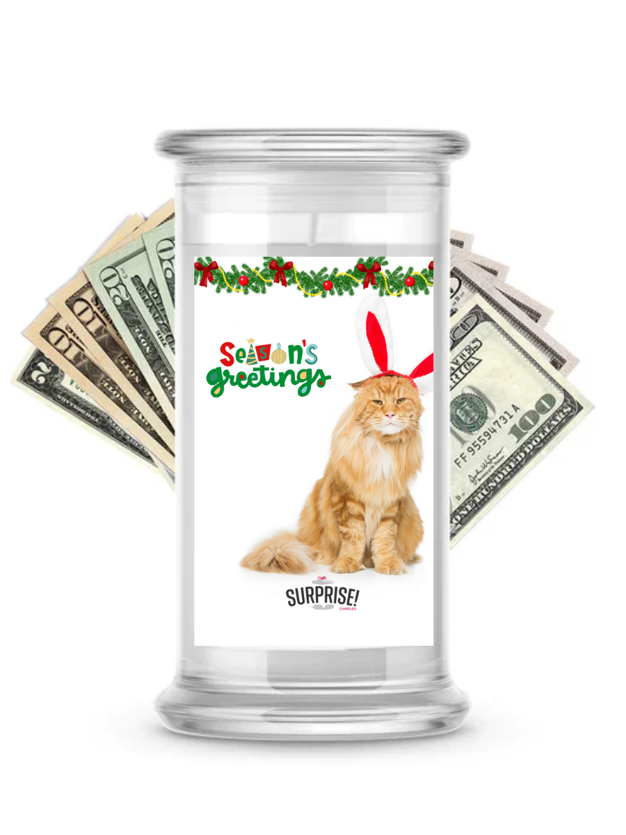 Season's Greetings 3 | Christmas Surprise Cash Candles