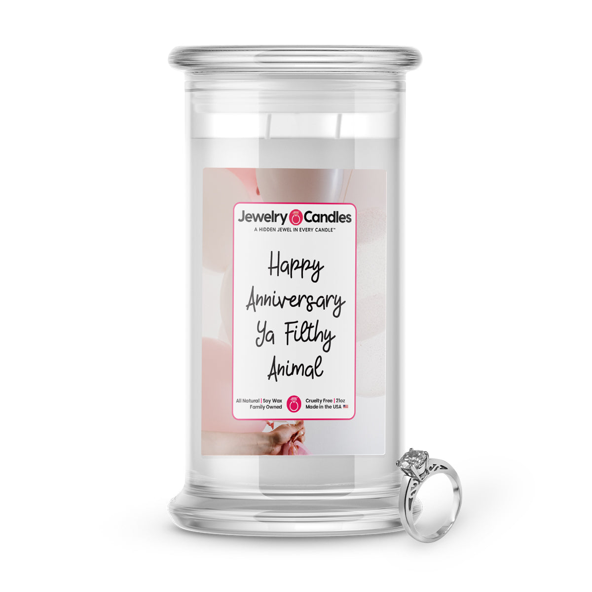 Happy Anniversary ya Filthy Animal Jewelry Candle