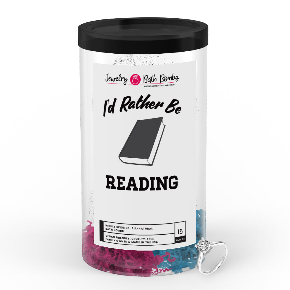 I'd rather be Reading Jewelry Bath Bombs